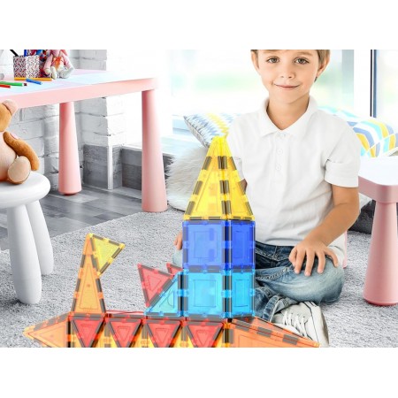Магнітний конструктор PicassoTiles 3D Construction Building Set, 60 деталей Магнітний конструктор PicassoTiles 3D Construction Building Set, 60 деталей