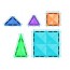 Магнитный конструктор PicassoTiles Mini Diamond Series Set, 100 деталей Магнитный конструктор PicassoTiles Mini Diamond Series Set, 100 деталей