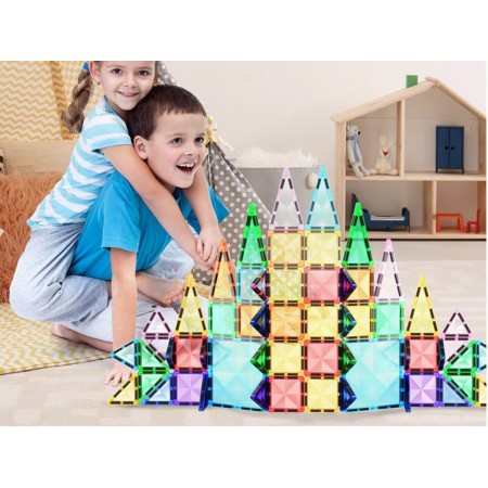 Магнитный конструктор PicassoTiles Mini Diamond Series Set, 60 деталей Магнитный конструктор PicassoTiles Mini Diamond Series Set, 60 деталей