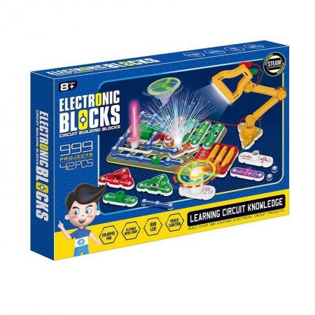 Электронный конструктор BabyToys 6802 42 элемента со светом