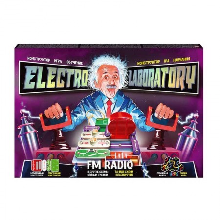 Електронний конструктор Danko Toys FM Radio з музикою для хлопчика