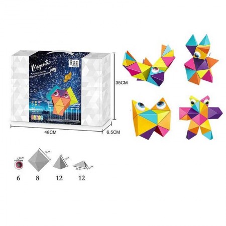 Магнитный конструктор BabyToys XC-D 6 из 38 деталей