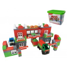Конструктор пластиковый АЗС 242 детали, в пластиковом боксе,013888/07 Doloni Toys