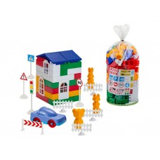 Конструктор Лидер №3 Colorplast 1-052 100 деталей