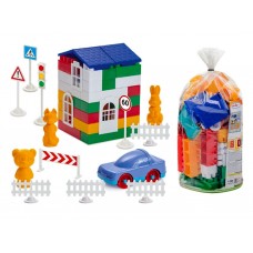 Конструктор Лидер №2 Colorplast 1-220 80 деталей