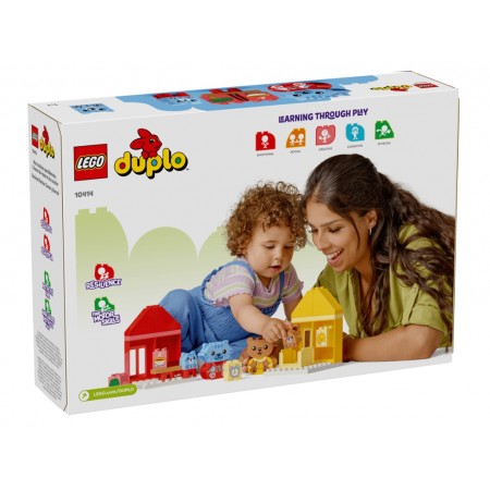 Конструктор LEGO DUPLO My First Повседневные процедуры: Время ужина и сна, 28 деталей 10414