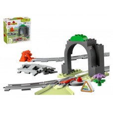 Конструктор LEGO DUPLO Town Дополнительный набор: Железнодорожный тоннель и колеи, 20 деталей 10425 Конструктор LEGO DUPLO Town Дополнительный набор: Железнодорожный тоннель и колеи, 20 деталей 10425