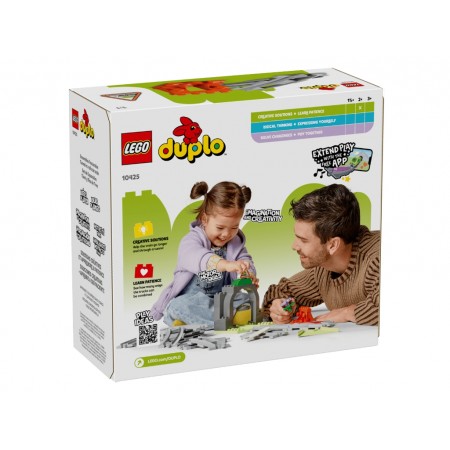 Конструктор LEGO DUPLO Town Дополнительный набор: Железнодорожный тоннель и колеи, 20 деталей 10425