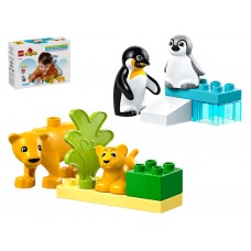 Конструктор LEGO DUPLO Town Семейства диких животных: Пингвины и львы, 10 деталей 10442 Конструктор LEGO DUPLO Town Семейства диких животных: Пингвины и львы, 10 деталей 10442