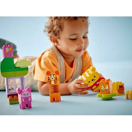 Конструктор LEGO DUPLO Disney День народження Вінні Пуха, 22 деталі 10457 Конструктор LEGO DUPLO Disney День народження Вінні Пуха, 22 деталі 10457