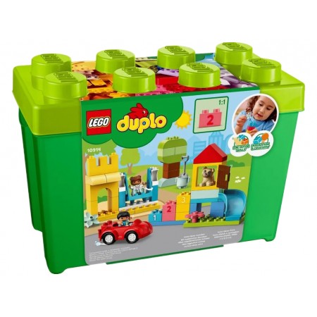 Конструктор LEGO DUPLO Classic Большая коробка с кубиками Deluxe 10914 Конструктор LEGO DUPLO Classic Большая коробка с кубиками Deluxe 10914