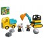 Конструктор LEGO DUPLO Вантажівка та гусеничний екскаватор 10931