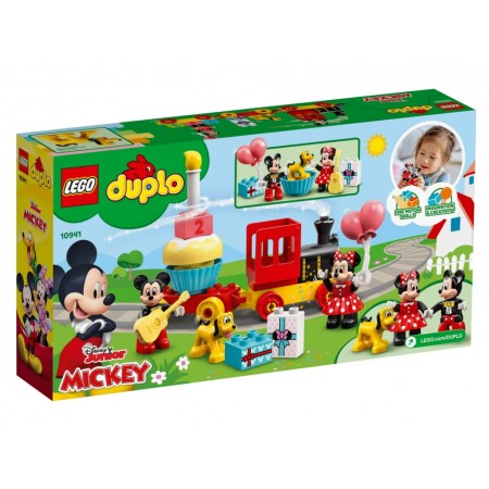 Конструктор LEGO DUPLO Disney Потяг до дня народження Міккі та Мінні, 22 деталі 10941