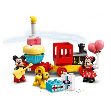 Конструктор LEGO DUPLO Disney Потяг до дня народження Міккі та Мінні, 22 деталі 10941