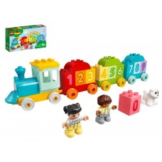 Конструктор LEGO DUPLO Поезд с цифрами Учимся считать, 23 детали 10954 Конструктор LEGO DUPLO Поезд с цифрами Учимся считать, 23 детали 10954