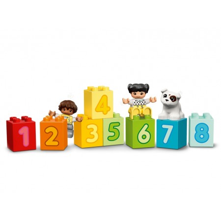 Конструктор LEGO DUPLO Поезд с цифрами Учимся считать, 23 детали 10954 Конструктор LEGO DUPLO Поезд с цифрами Учимся считать, 23 детали 10954