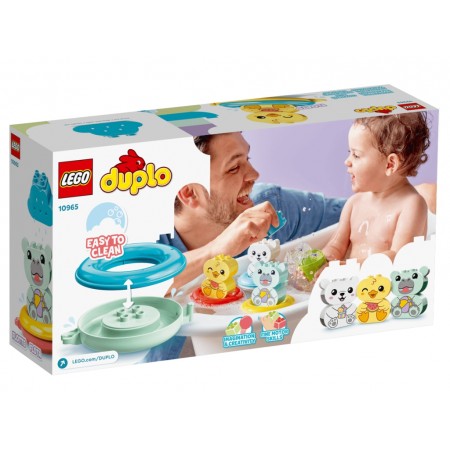 Конструктор LEGO DUPLO My First Веселое купание: Плавающий поезд с животными, 14 деталей 10965