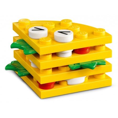 Конструктор LEGO Classic Творческие друзья с едой, 150 деталей 11039