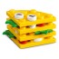 Конструктор LEGO Classic Творческие друзья с едой, 150 деталей 11039