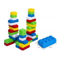 Конструктор большие блоки Mega Brick Bamsic №2, 25,5 см, большие детали, BAMSIC 115/25