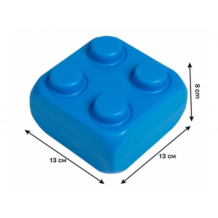 Конструктор большие блоки Mega Brick Bamsic №3, 25,5 см, большие детали, BAMSIC 115/26 Конструктор большие блоки Mega Brick Bamsic №3, 25,5 см, большие детали, BAMSIC 115/26