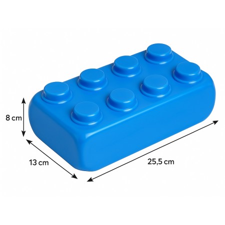 Конструктор большие блоки Mega Brick Bamsic №3, 25,5 см, большие детали, BAMSIC 115/26 Конструктор большие блоки Mega Brick Bamsic №3, 25,5 см, большие детали, BAMSIC 115/26