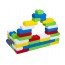 Конструктор большие блоки Mega Brick Bamsic №4, 25,5 см, сборные элементы, BAMSIC 115/27 Конструктор большие блоки Mega Brick Bamsic №4, 25,5 см, сборные элементы, BAMSIC 115/27