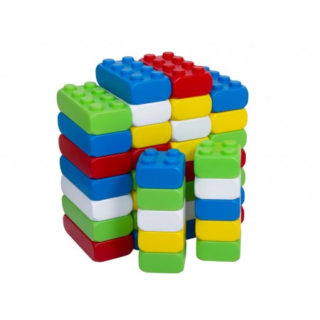 Конструктор большие блоки Mega Brick Bamsic №4, 25,5 см, сборные элементы, BAMSIC 115/27 Конструктор большие блоки Mega Brick Bamsic №4, 25,5 см, сборные элементы, BAMSIC 115/27