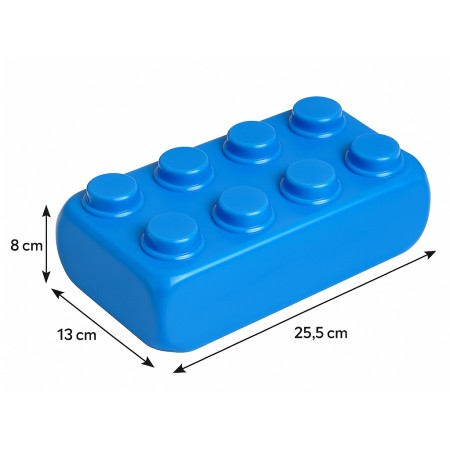 Конструктор большие блоки Mega Brick Bamsic №4, 25,5 см, сборные элементы, BAMSIC 115/27 Конструктор большие блоки Mega Brick Bamsic №4, 25,5 см, сборные элементы, BAMSIC 115/27