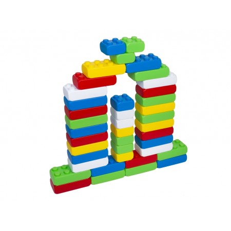 Конструктор большие блоки Mega Brick Bamsic №4, 25,5 см, сборные элементы, BAMSIC 115/27 Конструктор большие блоки Mega Brick Bamsic №4, 25,5 см, сборные элементы, BAMSIC 115/27