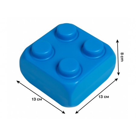Конструктор большие блоки Mega Brick Bamsic №4, 25,5 см, сборные элементы, BAMSIC 115/27 Конструктор большие блоки Mega Brick Bamsic №4, 25,5 см, сборные элементы, BAMSIC 115/27