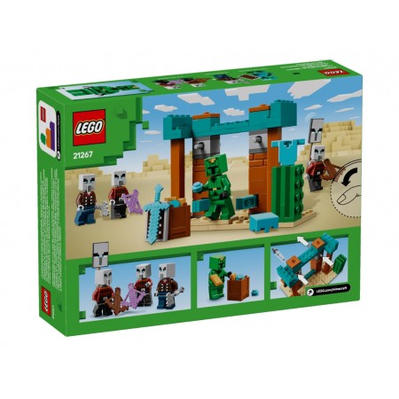 Конструктор LEGO Minecraft Пустельний патруль розбійника, 105 деталей 21267 Конструктор LEGO Minecraft Пустельний патруль розбійника, 105 деталей 21267