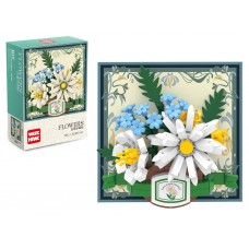 Конструктор цветы Daisy Flowers Frame DIY, 9,6 см, декоративная картина 2912 Конструктор цветы Daisy Flowers Frame DIY, 9,6 см, декоративная картина 2912