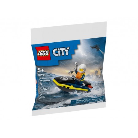 Конструктор LEGO City Поліцейський катер, 29 деталей 30693 Конструктор LEGO City Поліцейський катер, 29 деталей 30693