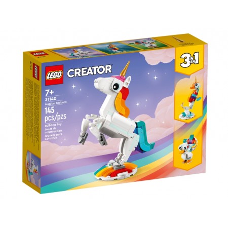 Конструктор LEGO Creator 3 в 1 Магический единорог, 145 деталей 31140