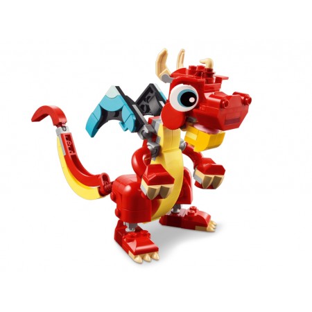 Конструктор LEGO Creator 3 в 1 Красный дракон, 149 деталей 31145