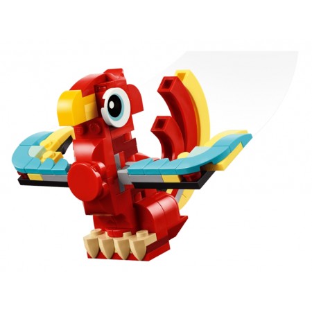 Конструктор LEGO Creator 3 в 1 Красный дракон, 149 деталей 31145