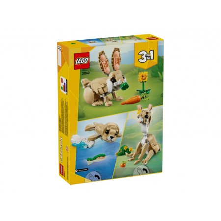 Конструктор 3 в 1 LEGO Creator Волшебный кролик, 326 деталей 31162 Конструктор 3 в 1 LEGO Creator Волшебный кролик, 326 деталей 31162