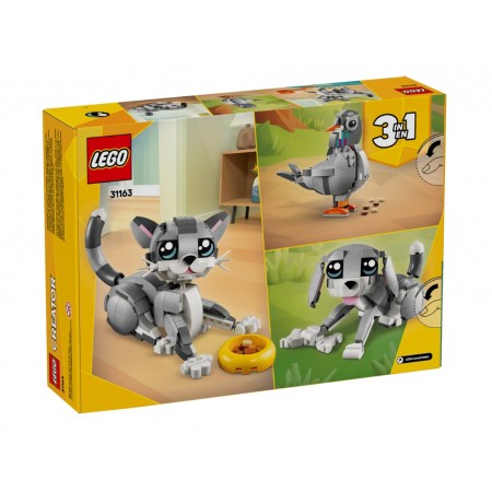 Конструктор LEGO Creator 3 в 1 Грайливий кіт, 407 деталей 31163 Конструктор LEGO Creator 3 в 1 Грайливий кіт, 407 деталей 31163
