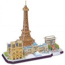 3D пазл CubicFun City Line Париж MC254h 