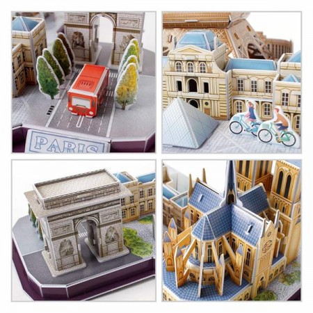 3D пазл CubicFun City Line Париж MC254h 3D пазл CubicFun City Line Париж MC254h