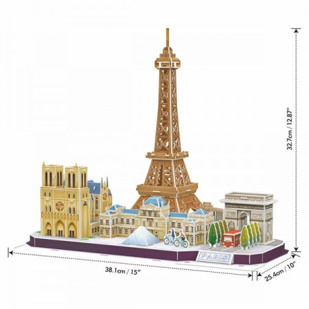 3D пазл CubicFun City Line Париж MC254h 3D пазл CubicFun City Line Париж MC254h