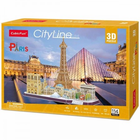 3D пазл CubicFun City Line Париж MC254h 3D пазл CubicFun City Line Париж MC254h