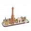 3D пазл CubicFun City Line с LED-подсветкой Париж L525h 3D пазл CubicFun City Line с LED-подсветкой Париж L525h