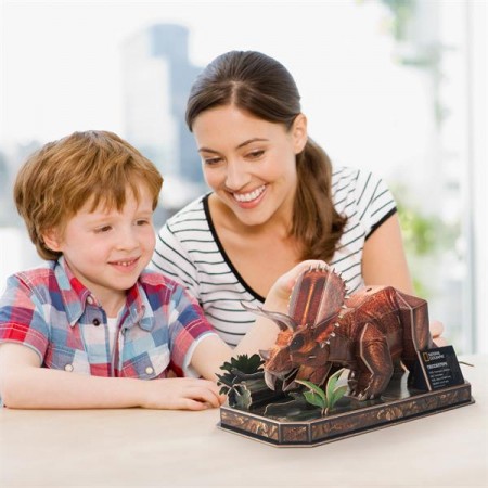 3D пазл CubicFun National Geographic Dino Трицератопс DS1052h 3D пазл CubicFun National Geographic Dino Трицератопс DS1052h