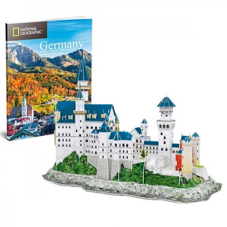 3D пазл CubicFun National Geographic Замок Нойшванштайн DS0990h