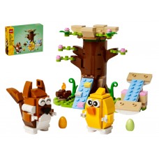Конструктор LEGO Iconic Весняний майданчик для тварин, 172 деталі 40709 Конструктор LEGO Iconic Весняний майданчик для тварин, 172 деталі 40709
