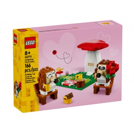 Конструктор LEGO Icons Романтический пикник ежиков, 166 деталей 40711 Конструктор LEGO Icons Романтический пикник ежиков, 166 деталей 40711