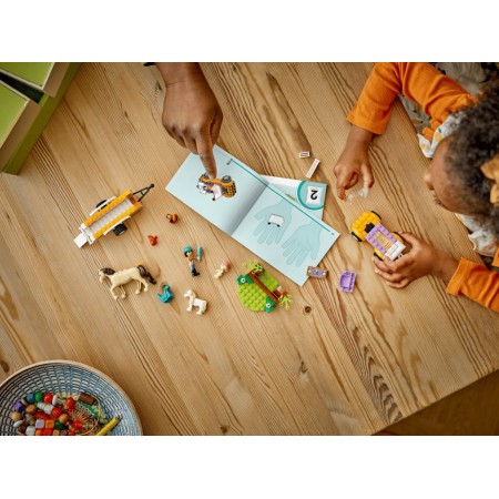 Конструктор Прицеп для лошади и пони 105 деталей, LEGO Friends 68782 42634 Конструктор Прицеп для лошади и пони 105 деталей, LEGO Friends 68782 42634