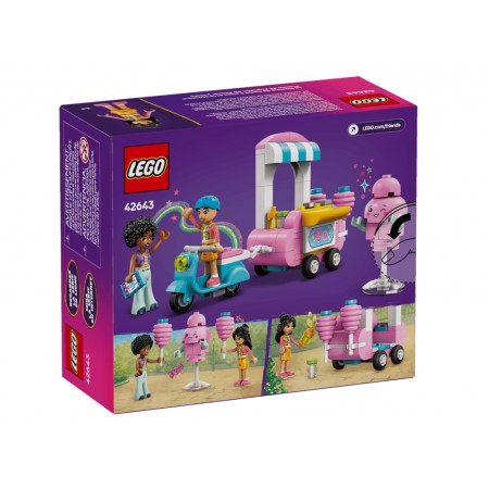 Конструктор LEGO Friends Ятка із солодкою ватою та скутер, 110 деталей 42643 Конструктор LEGO Friends Ятка із солодкою ватою та скутер, 110 деталей 42643